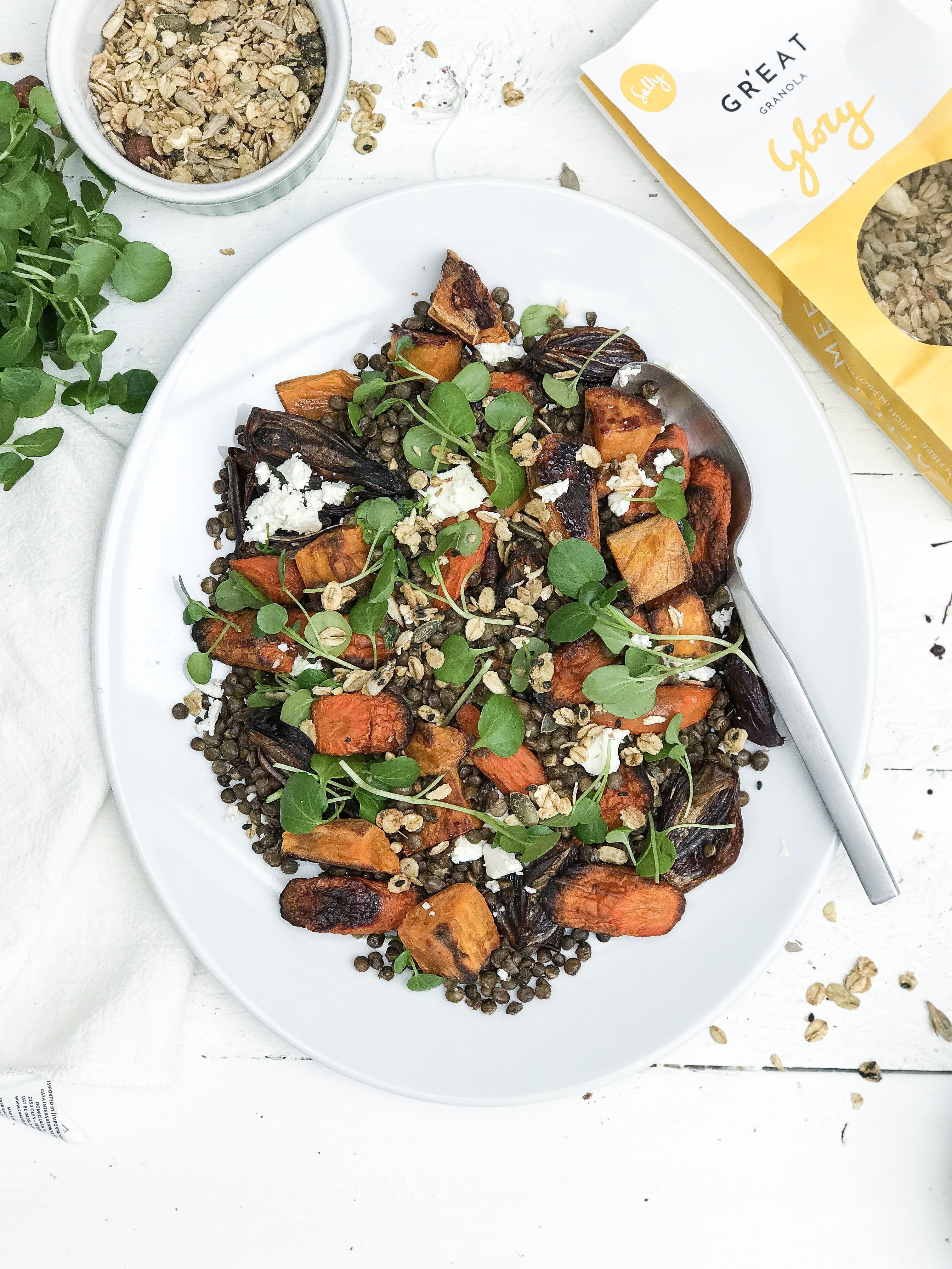 Salade de lentilles